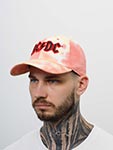 Бейсболка AMERICAN NEEDLE арт. 21023A-ACDC ACDC Tie Dye Ballpark (желтый / красный)